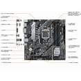 thumbnail image 2 of Asus Prime H570M-PLUS/CSM Desktop Motherboard - Intel H570 Chipset - Socket LGA-1200 - Intel Optane Memory Ready - Micro ATX, 2 of 6