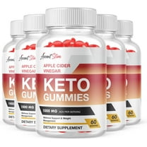 (5 Pack) Accent Slim Keto ACV Gummies - Supplement for Weight Loss - Energy & Focus Boosting Dietary Supplements for Weight Management & Metabolism - Fat Burn - 300 Gummies