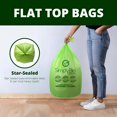 thumbnail image 3 of Bolsas de basura compostables Simply Bio 49,21 L, 50 bolsas, 13 galones, 3 of 8