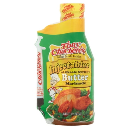 (2 Pack) Tony Chachere's Injectable Butter Marinade, 17 fl (Best Kalbi Marinade Brand)
