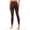 thumbnail image 5 of Felina Sueded Athleisure Performance Legging (2-Pack) Womens Leggings w/Slimming Waist Band Style: C3690RT (Medium, Wild Wine), 5 of 5
