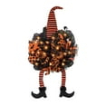 thumbnail image 2 of Bobomoti Halloween Wreath with Witch Legs Pumpkin Door Hanging Garland Front Door for Halloween Decorations Halloween Witch Garland on Clearance, 2 of 5