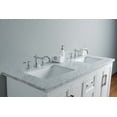 thumbnail image 7 of Stufurhome Ariane 60 Inches White Double Vanity Cabinet Dual Bathroom Sinks, 7 of 7