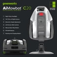 thumbnail image 3 of Open Box Greenworks AiMowbot Wire-Free RTKVision Robotic Mower C20, 3 of 18