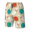 thumbnail image 4 of Fotbe Vintage Bowling Trajes de Baño Estampados para Hombre, Shorts de Verano de Secado Rápido, Ropa de Playa, Bañadores-3X-Large, 4 of 6