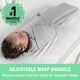 thumbnail image 2 of Baby Swaddle SwaddleMe de Ingenuity Monogram para bebés de 0 a 3 meses, paquete de 3, 2 of 9