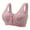Pink, variant on Front Close Bras For Women Wireless Comfort Bras Seamless Cotton Adjustable Front Closure Sleep-Friendly Home Leisure Black Nude Sizes 32-40 B/C/D 1-Pack
