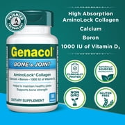 Genacol Bone & Joint – Calcium, Boron, Vitamin D3, Collagen, Joint Supplement, 30-Day Supply