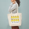 thumbnail image 3 of CafePress - BE YOURSELF Tote Bag - Unisex Canvas Tote Bag, Beige, 1-Piece, 3 of 7