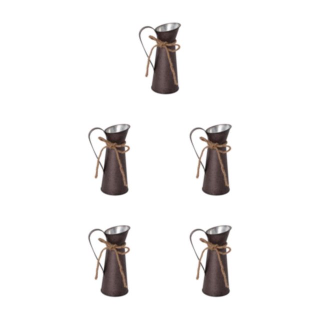 relayinert Stylish And Versatile Metal Milk Jug Vase Home Decor With Style Elegant type 3 5Set