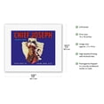 thumbnail image 2 of Chief Joseph Apples - Ryan Fruit Company - Washington State - Vintage Fruit Crate Label c.1915 - Fine Art Rolled Canvas Print 11in x 14in, 2 of 4