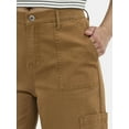 thumbnail image 4 of No Boundaries Wide Leg Cargo Pants, 31.5'' Inseam, Women's, 4 of 5
