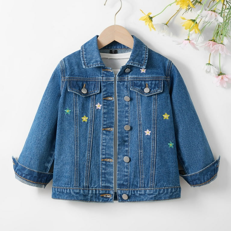 Ccpelsie Kids Denim Jacket Fashion Jean Jackets Clothes, Outerwear