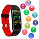 thumbnail image 5 of Pulsera Inteligente F10ta: Monitor de Salud con Medición de Temperatura, Ritmo Cardíaco y Presión Arterial, Seguimiento de Sueño y Actividad, Multideportes y 9 Idiomas, Color Verde, 5 of 6