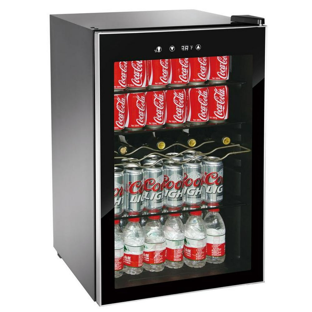 RCA 110 Can & 4 Bottle Beverage Center Refrigerator and Wine Cooler