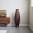 thumbnail image 3 of 39-Inch Hand-Woven Rattan Floor Vase - Modern Beige Living Room Decor for Dried Flowers or Branches - Versatile Accent for Hallway or Entryway, 3 of 9