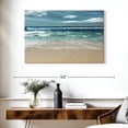 thumbnail image 3 of Elephant Stock Symphony Of The Sea Wall Art - Horizontal Canvas Wall Art - Dining Room Wall Decor - Beach Canvas - Blue And Teal Decor By Nan - 39" x 26", 3 of 8