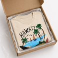 thumbnail image 2 of Men's Hawaii Tropical Graphic T-Shirt | Beach Print Casual Summer Tee | Sizes S–4XL, 2 of 9