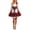 Red, variant on NordicNest Bavarian For – Elegant German Festival Dress Ensemble For Oktoberfest Celebrations Clothing plus Size