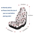 thumbnail image 5 of Sikiie Dachshund Dog Puppy Car Seat Covers 2PCs Front Car Seat Covers Universal fit for Most Cars SUVs and Trucks-1, 5 of 9