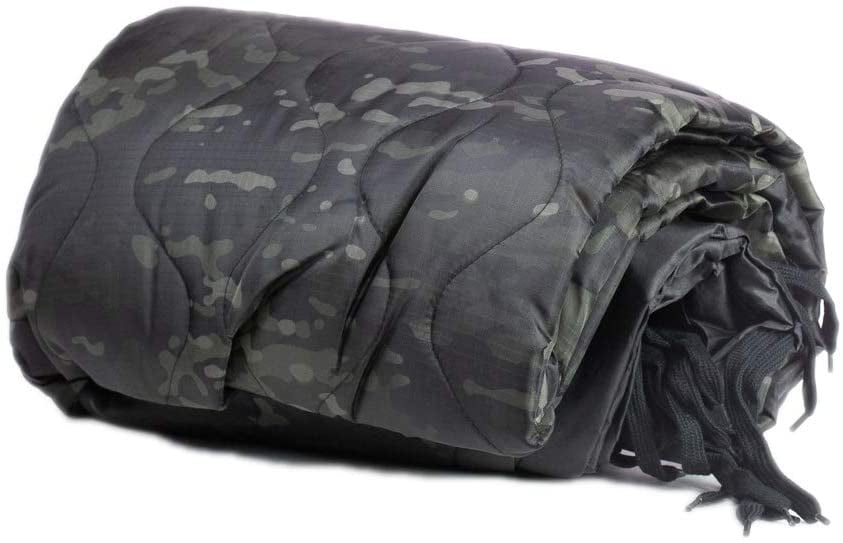Farm Blue Tactical Camping Military Blanket 82" x 57" Woobie Poncho