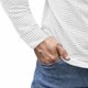 thumbnail image 5 of Ceisia Men's Casual Striped Half Button Round Neck Pullover with Pocket Daily Fashion Top Gift, 5 of 6