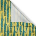 thumbnail image 3 of Ambesonne Gator Kitchen Curtains, Repetitive Crocodile Pattern, 55"x39", Teal Mustard, 3 of 3