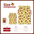 thumbnail image 3 of Fuzoiu Pineapples Sharks In Hawaiian Print Christmas Gift Bag,Burlap Gift Bag with Drawstring Closure & Hang Tag,Perfect for Holidays, Birthdays, and Special Occasions-Small, 3 of 7