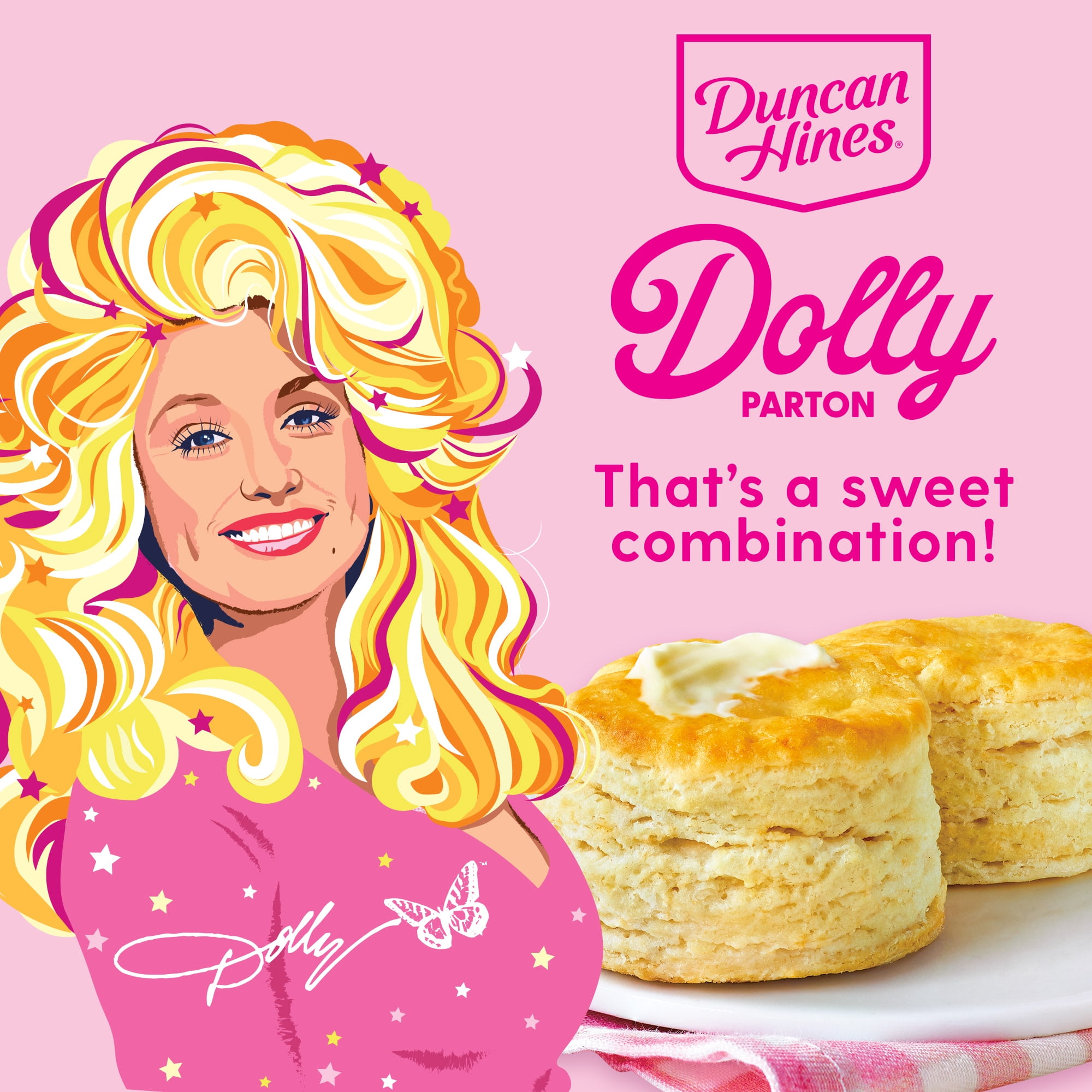 Duncan Hines Dolly Parton's Buttermilk Biscuit Mix, 16 oz.