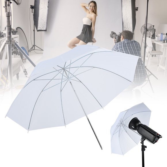 Cergrey 33 Inch Translucent White Soft Umbrella for Photography Studio Flash Light Diffuser Softlight,33 inch Umbrella,Studio Umbrella