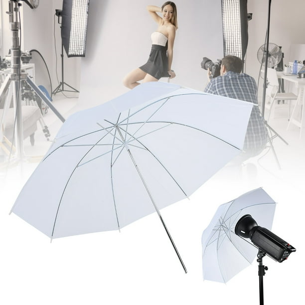 Ccdes Studio Umbrella 33 Inch Translucent White Soft Umbrella for