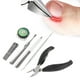 thumbnail image 5 of Kit De Tratamiento De Uñas Encarnadas, Kit Completo Higiénico De Tratamiento De Uñas De Los Pies, Limpieza De Acero Inoxidable, Resistente Al Agua Para El Hogar Para Mujeres, 5 of 7