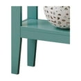 thumbnail image 4 of Room Designs Console Table Teal Transitional Rectangular, 4 of 4