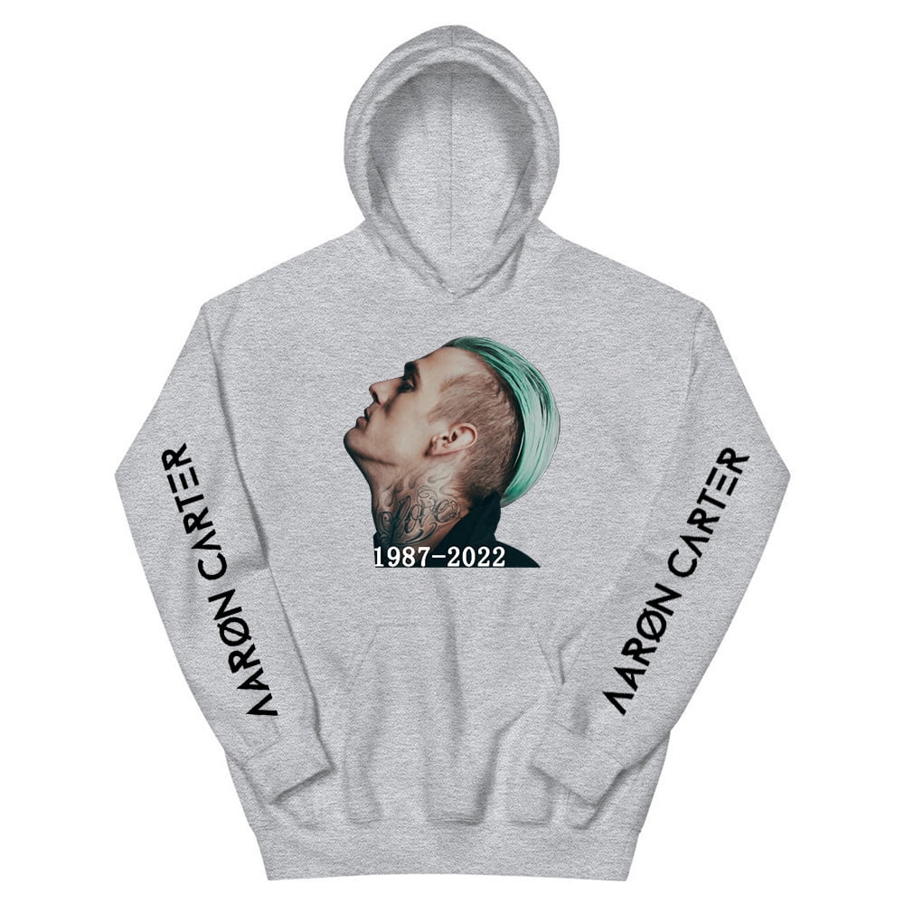 Aaron Carter Merch Hoodies New Logo Women/Men Winter Rest in Peace