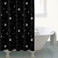 thumbnail image 4 of Black Night Sky Pattern Shower Curtain 72"x84" ,Bathroom Decorative Shower Curtains Set with 12 Hooks,Modern Waterproof Washable Shower Curtain, 4 of 6