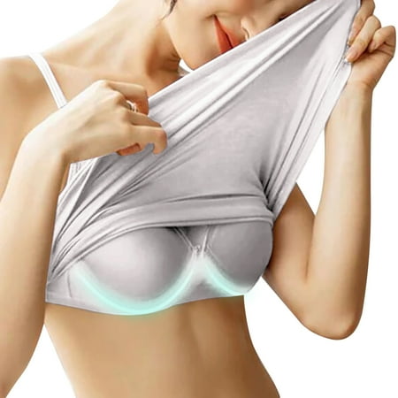Augper Womens Sports Bra Wirefree Padded Medium Support Yoga Bras Gym Running Workout Tank Tops for Workout Sleeping Traveling
