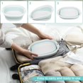 thumbnail image 3 of Foldable Washbasin - 2 Liter Multifunctional Portable Plastic for Camping and Kitchen (Blue), 3 of 6