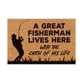 thumbnail image 1 of Father's Day Welcome Decor Doormat Non Slip Seasonal Rubber Front Door Rugs Natural, Indoor Outdoor, Low Profile, Durable Rug for Outside Entry, Garage, Patio, High Traffic Area 16x24IN, 1 of 6