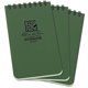 thumbnail image 1 of Cuaderno Rite in the Rain resistente a la intemperie 3 x 5 espiral superior cubierta verde paquete de 3 No 935-3, 1 of 3
