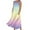 Pink, variant on Giftesty Summer Dresses for Women New Women's Sleeveless Cotton and Linen Round Neck Printed Long Dress