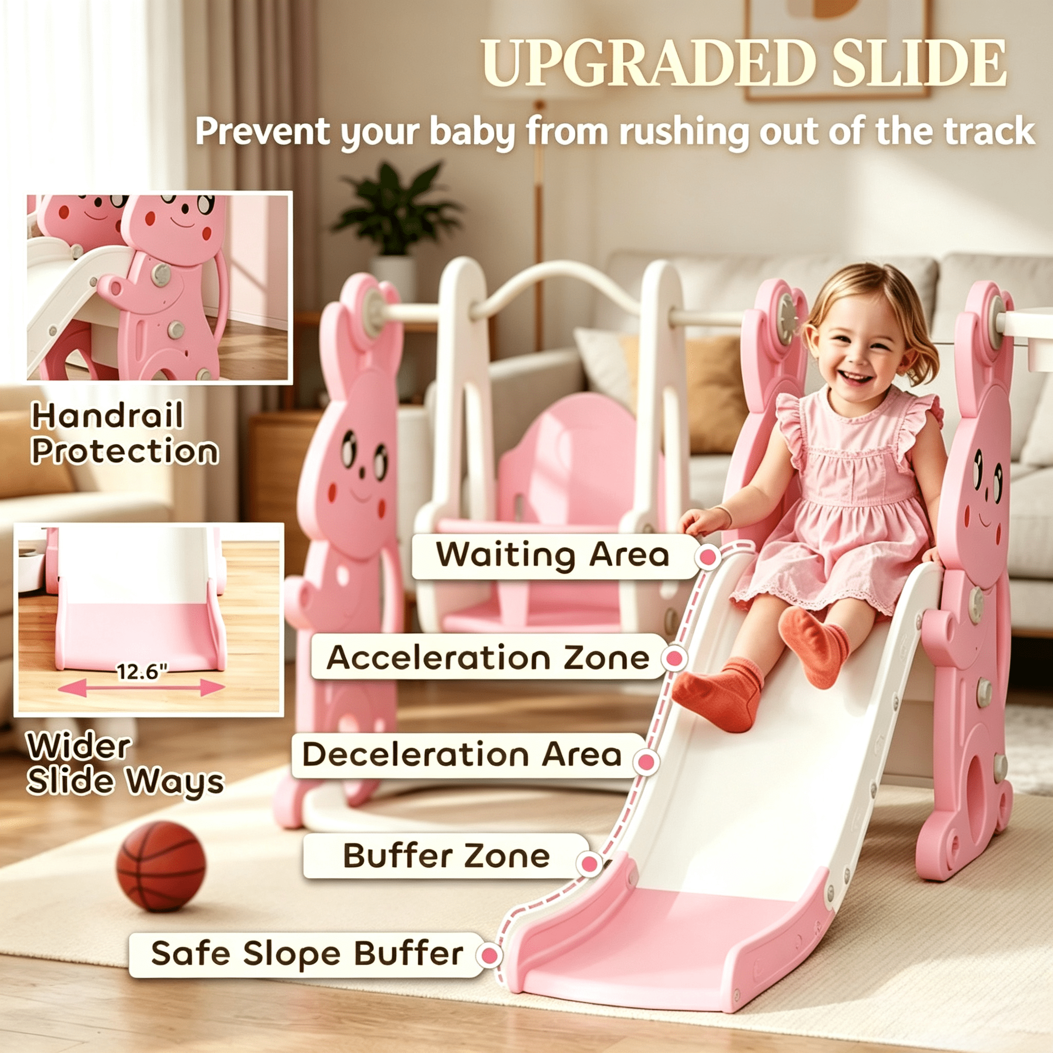 Slide and Swing Set