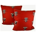 thumbnail image 1 of College Covers TTUDPPR Texas Tech 16 x 16 Decorative Pillow Set, 1 of 9
