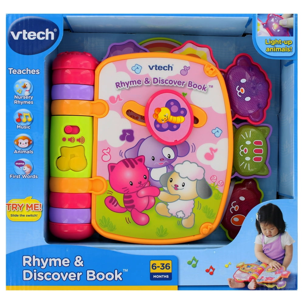 VTech Rhyme & Discover Book, Pink