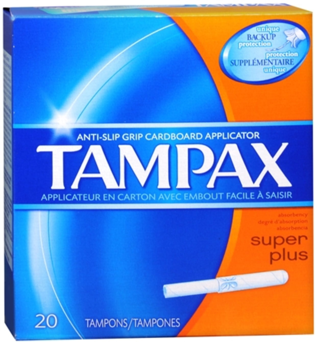 2 Pack Tampax Tampons Super Plus 20 Each
