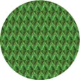 thumbnail image 1 of Ahgly Company Machine Washable Indoor Round Transitional LimeGreen Area Rugs, 6' Round, 1 of 7