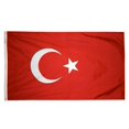 thumbnail image 1 of Annin Flagmakers 198606 Drapeau de Turquie 2 Pi. X 3 Pi. Nyl-Glo, 1 of 1