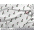thumbnail image 3 of Soimoi Polyester Crepe Fabric Leaves & Paisley Block Decor Fabric Printed Yard 42 Inch Wide, 3 of 3