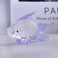 thumbnail image 1 of Glass Fish Shape Table Decor Portable Replacement Vivid Lifelike Colorful Home Computer Desk Ornament Decoration Green, 1 of 7