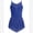 Blue, variant on IBTOM CASTLE Girl Rhinestone Sparkly Fringe Bodysuit Tassel Kids Latin Jazz Dance Outfits Crisscross Back Gymnastics Dance Leotard 8-9 Years Black
