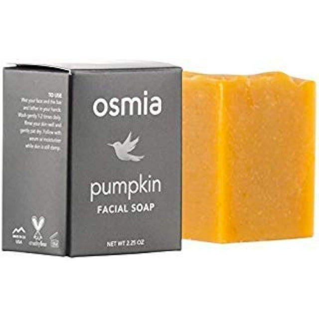 Jabón facial en barra Osmia Organics Natural Pumpkin Clean Beauty